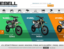 Tablet Screenshot of esell.cz